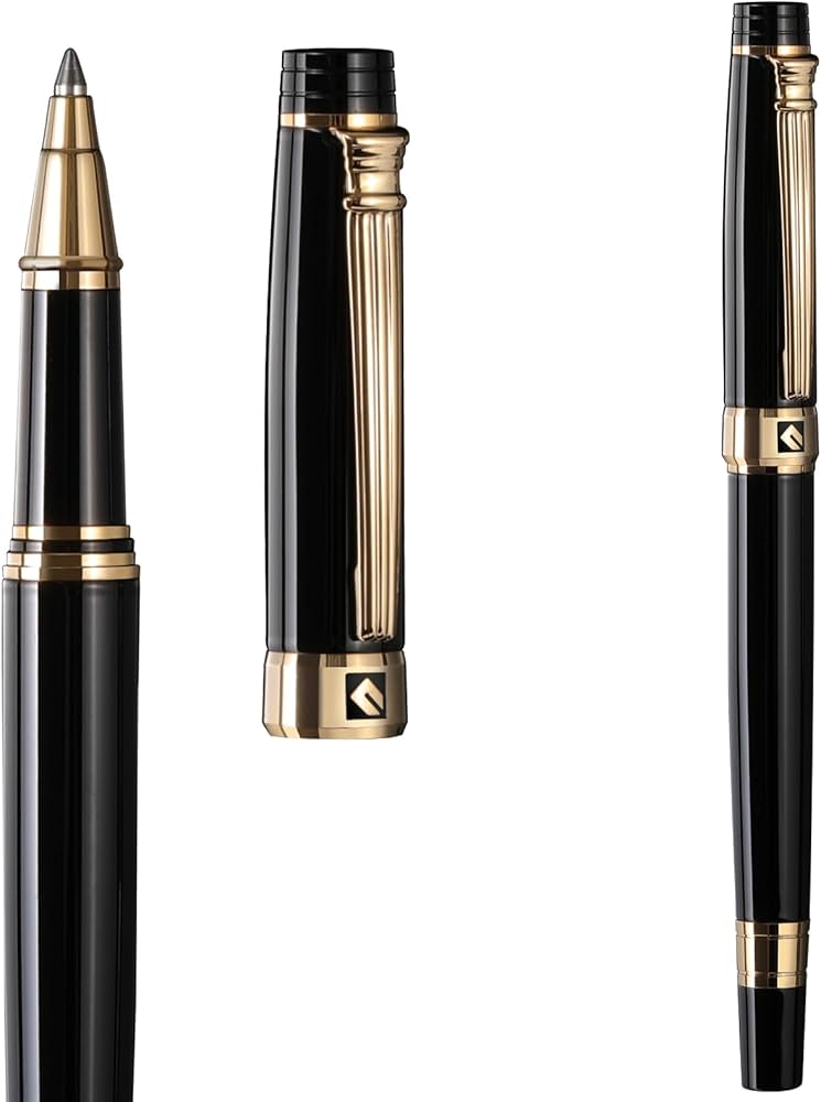 Amazon | ボールペン 高級, 男性の女性KEYZOR- 24K ゴールド仕上げの
