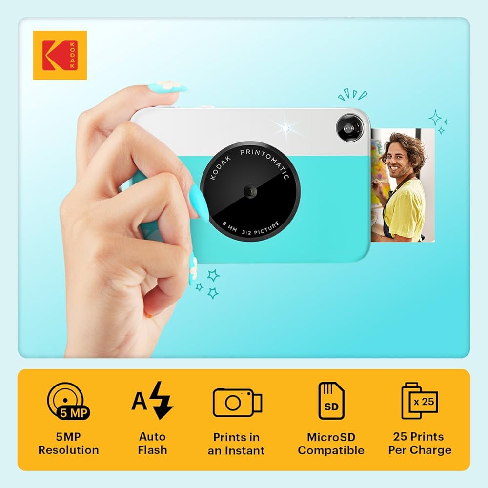 Amazon | Kodak PRINTOMATIC デジタル インスタント プリント カメラ