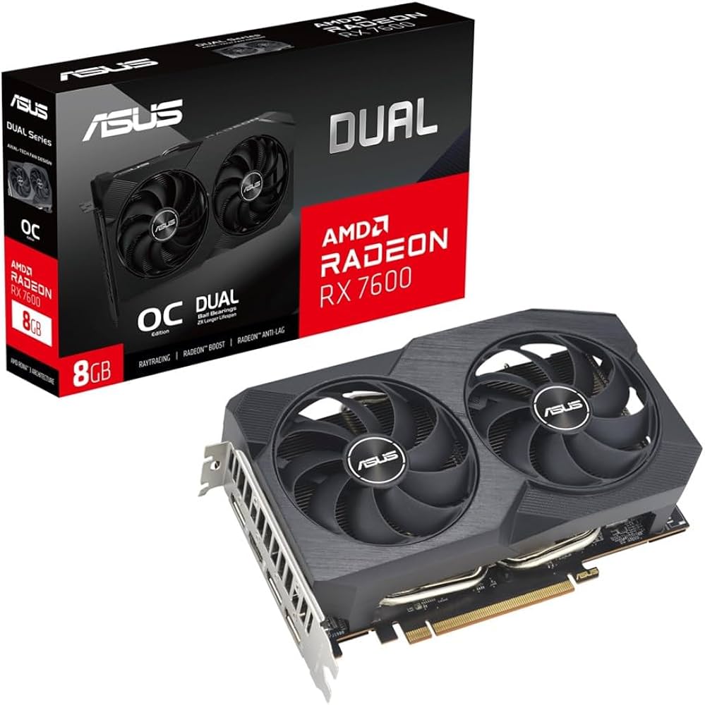 Amazon | ASUS AMD Dual Radeon RX 7600 OC Edition 8GB GDDR6 / DUAL