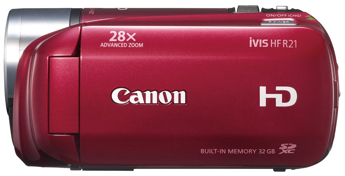 Amazon | Canon デジタルビデオカメラ iVIS HF R21 レッド IVISHFR21RD