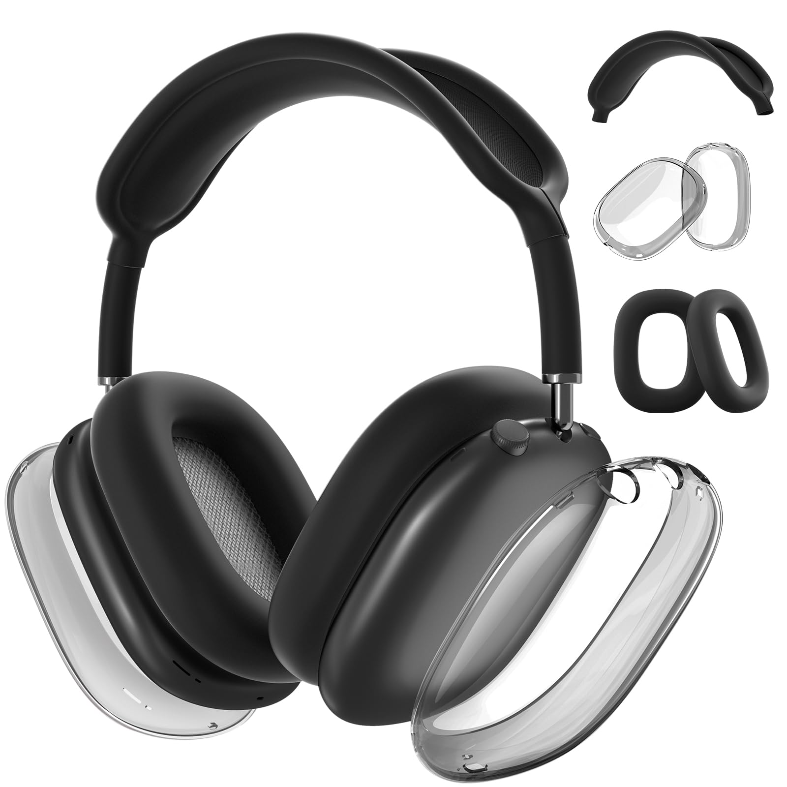 Amazon | AIRSPO AirPods Max用シリコンケース、クリアソフトTPU