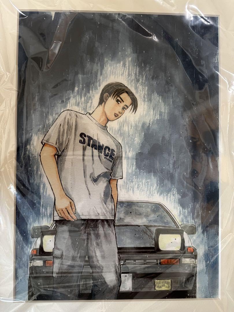Amazon.co.jp: 頭文字D 複製原画 藤原拓海×AE86 : おもちゃ