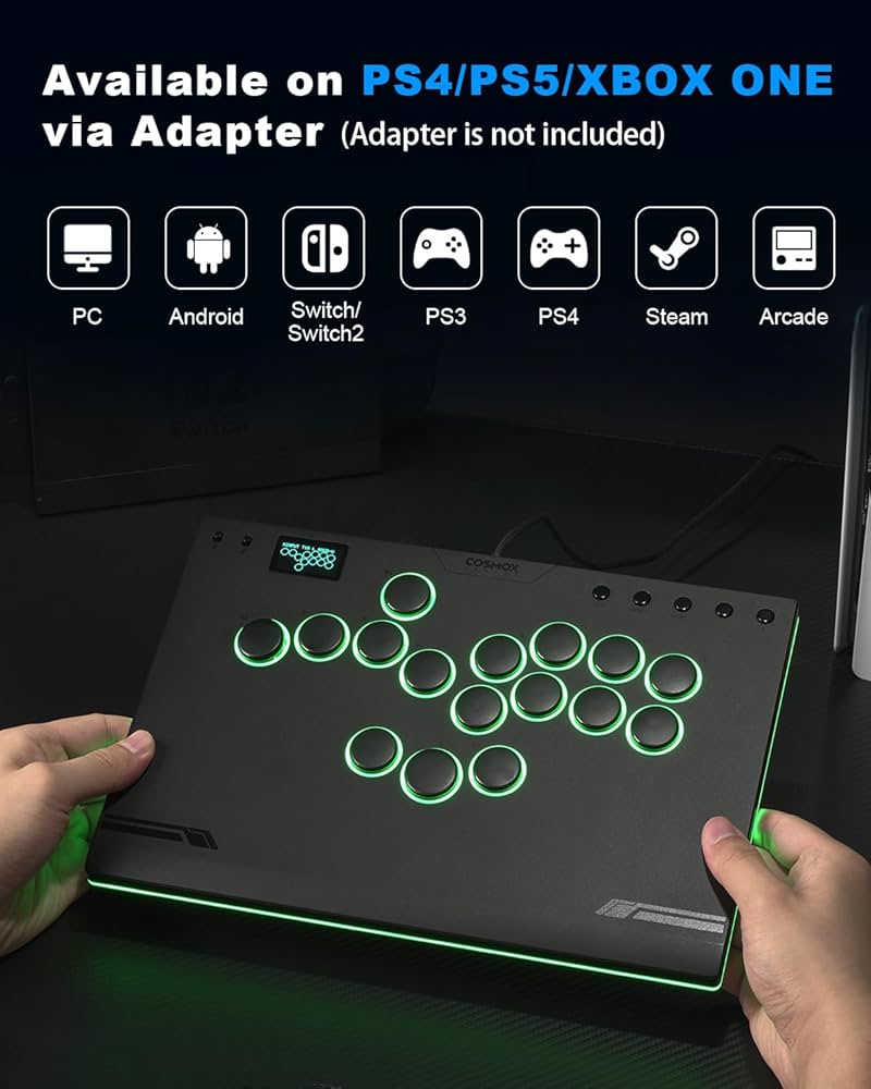 Amazon.com: ONEED Haute42 Leverless Controller Arcade Stick M