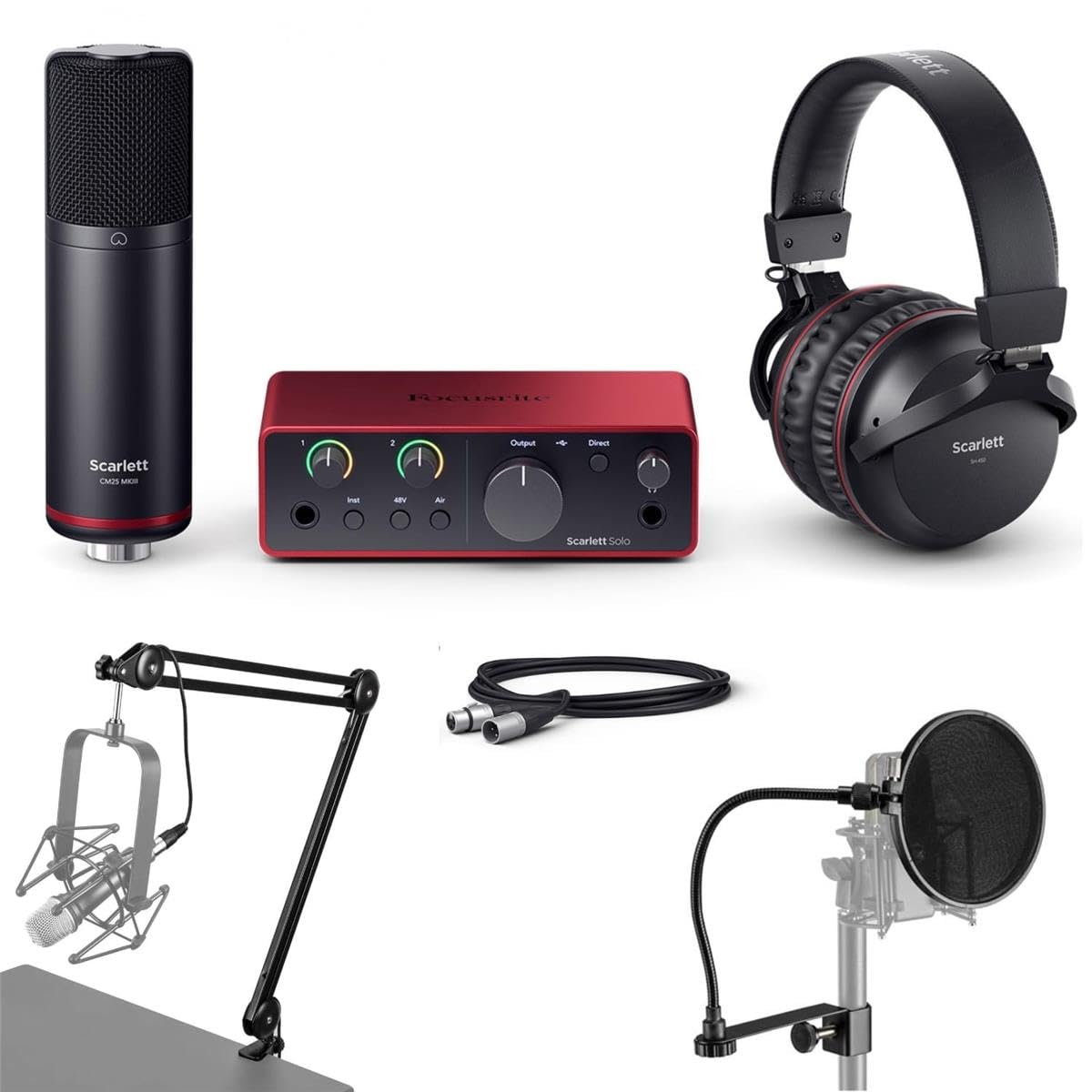 Amazon.co.jp: Focusrite Scarlett Solo Studio 第4世代 USBオーディオ