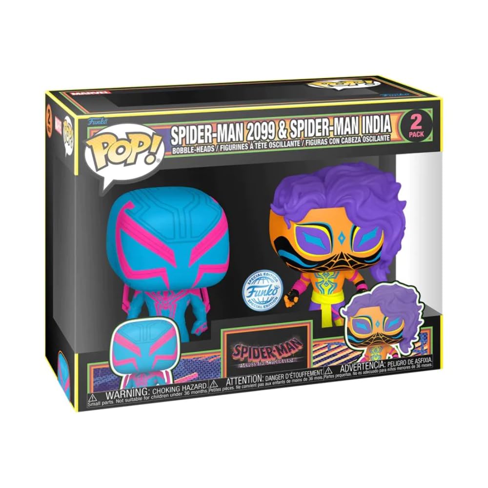 Amazon.com: Pop! Across The Spider-Verse - Spider-Man 2099 & India