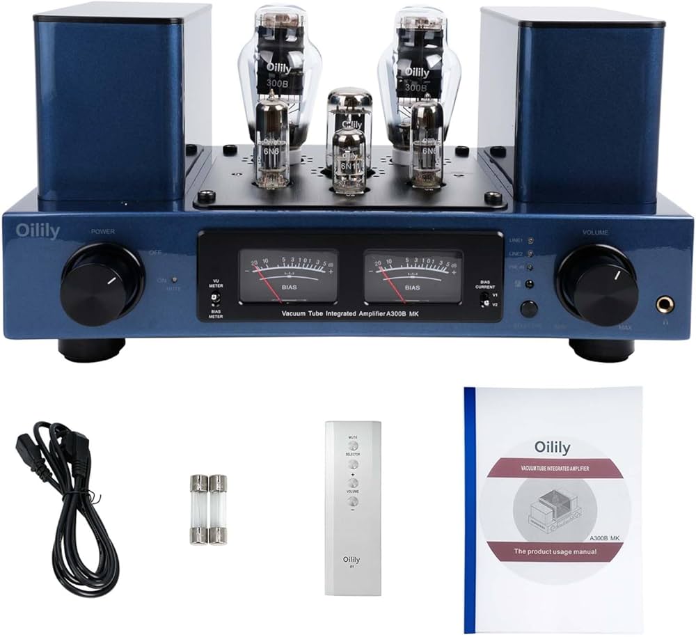 Amazon.com: Oilily A300B MK Vacuum Tube Amplifier 300BX2 Single