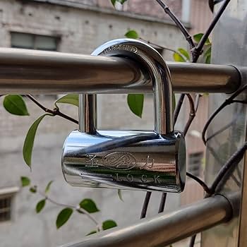 Amazon | YAVINCOL U字ロック 南京錠 鍵ロック 多用途ロック カギ式