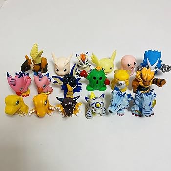 Amazon | デジタルモンスター デジモン 指人形 18個セット アグモン