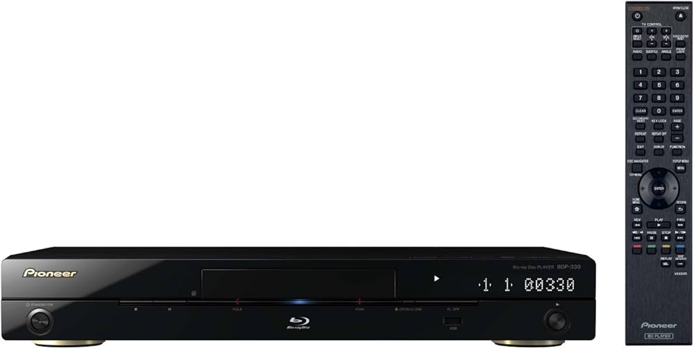 Pioneer BDP-330 1080p Streaming Blu-ray Disc Player (Black