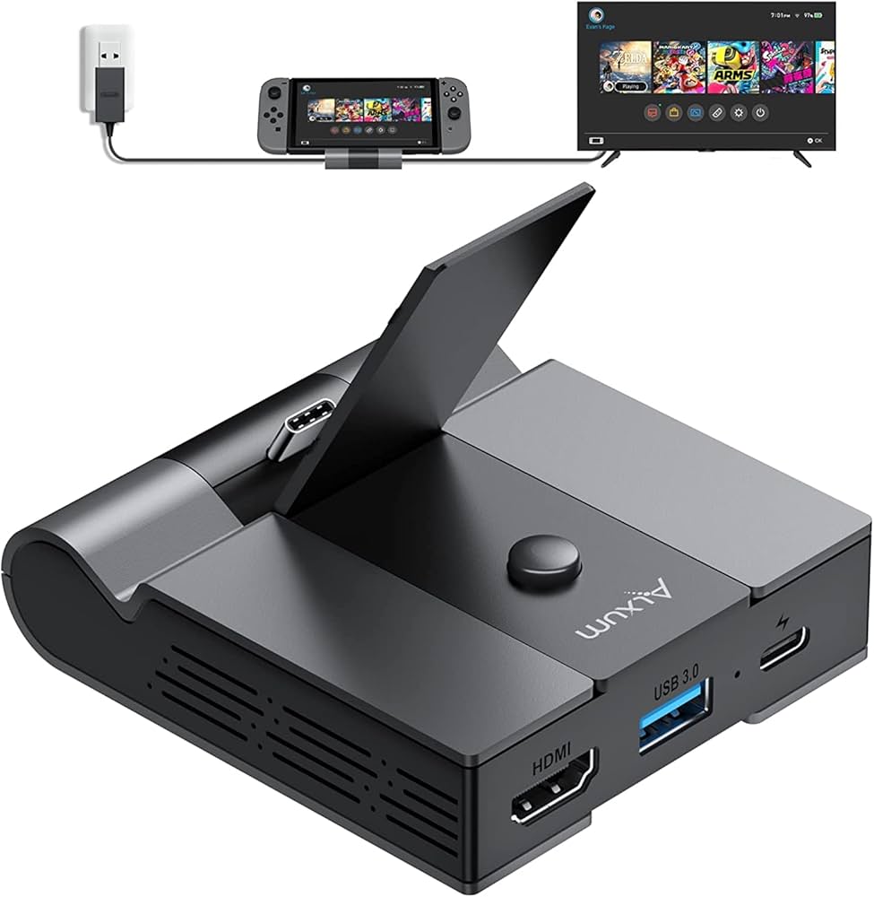 Amazon.co.jp: Alxum Switchドック Nintendo Switch充電スタンド