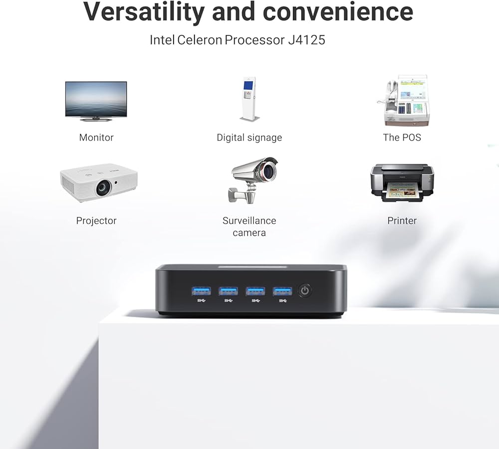 Amazon.co.jp: MINISFORUM GK41 ミニPC Celeron J4125 DDR4 8GB 256GB