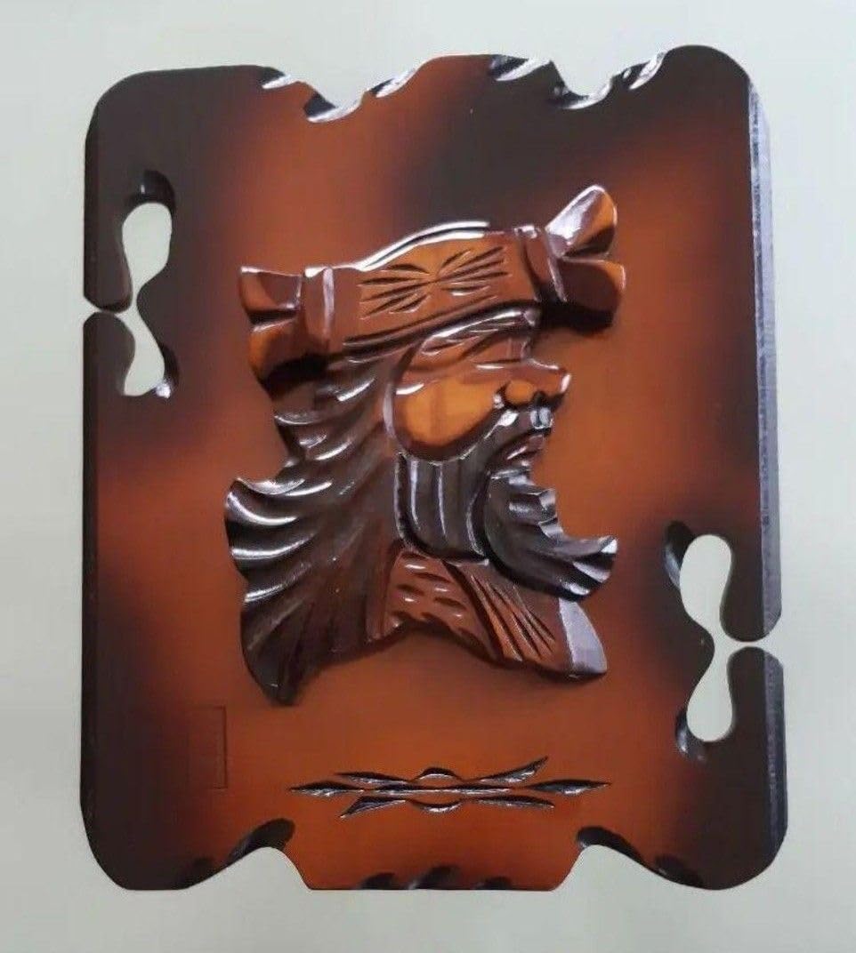 Amazon.co.jp: 北海道 アイヌ 伝統工芸品 木彫り 壁掛け : ホーム