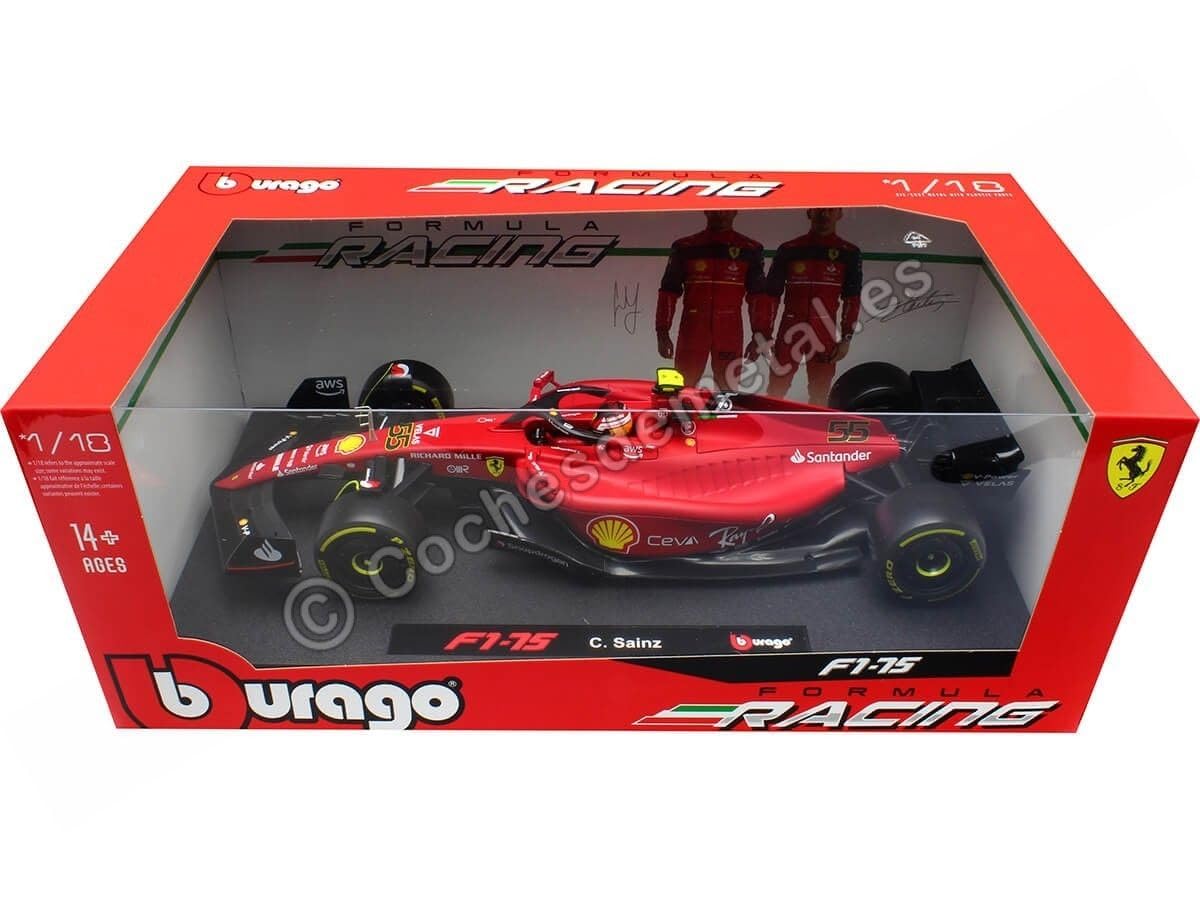 Amazon.com: Bburago 1:18 SFR Ferrari 2022 Season Car : Toys & Games