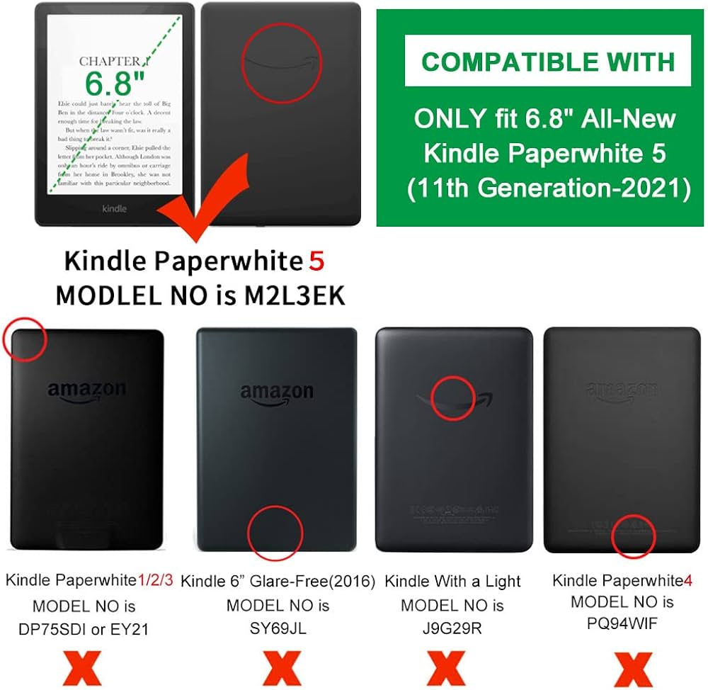 Amazon.com: S-TRIPLE Amazon 11th Generation 6.8 Kindle Paperwhite