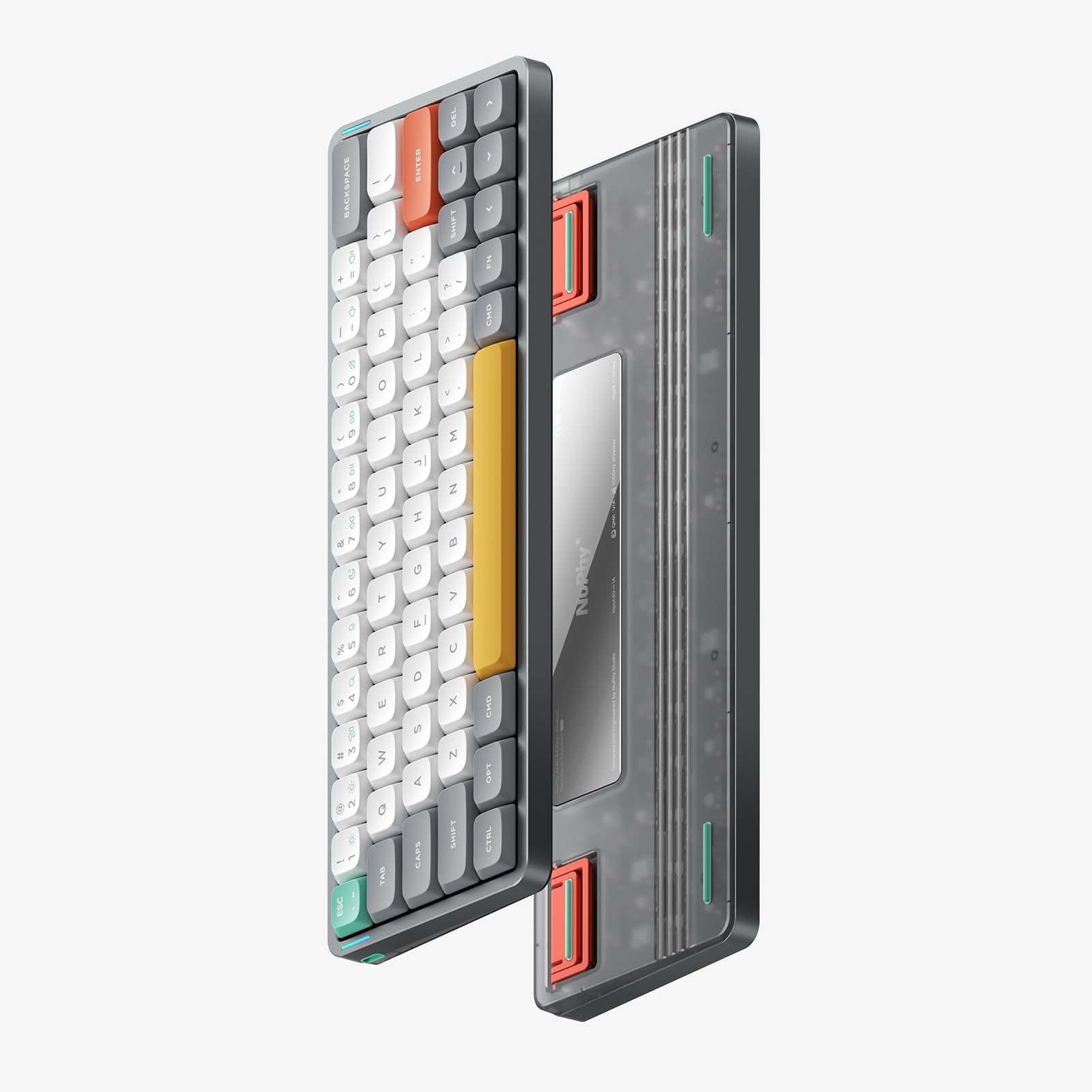 Amazon.com: nuphy Air60 V2 Portable Wireless Keyboard 60% Low