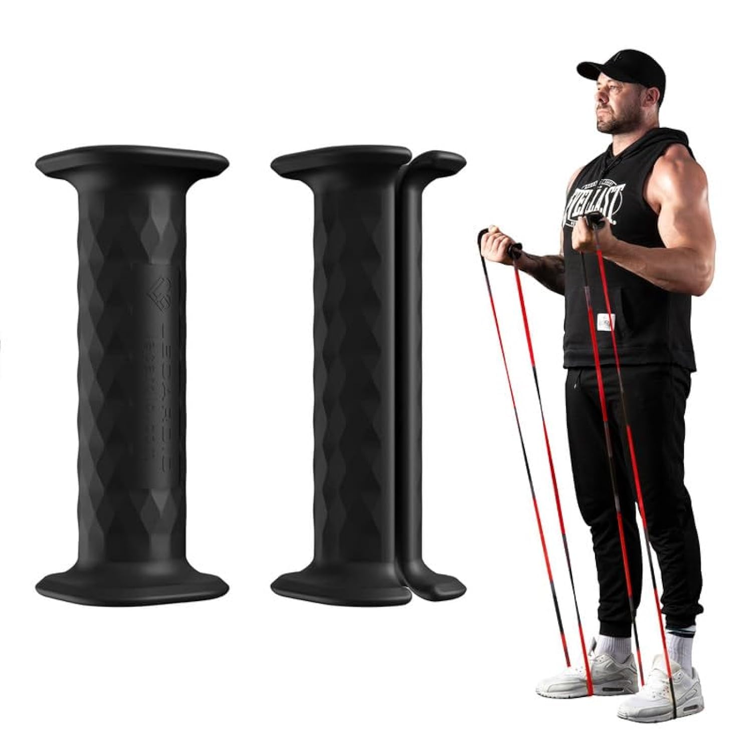 Amazon.co.jp: LECARDIOトレーニングチューブ 迷彩です筋トレチューブ