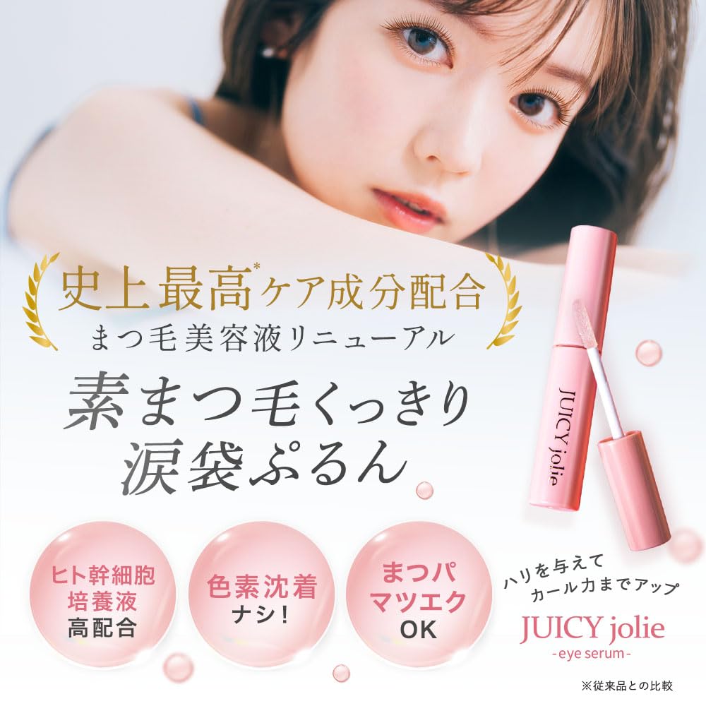 Amazon.co.jp: 【ビズキ公式】ジューシージョリー まつ毛美容液 アイ