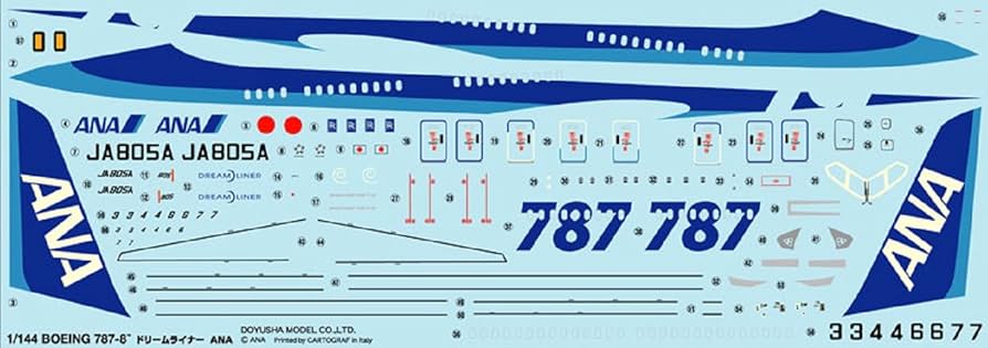 Amazon | 童友社 1/144 ボーイング787-8 ANA ドリームライナー
