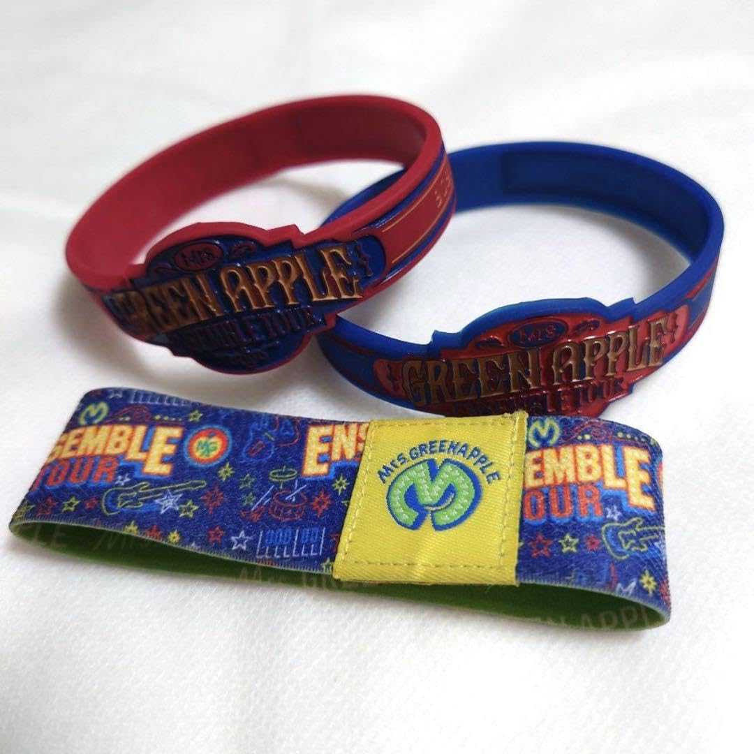 RIEさん専用】Mrs. GREEN APPLE ラバーバンド 3個セット Mrs. GREEN