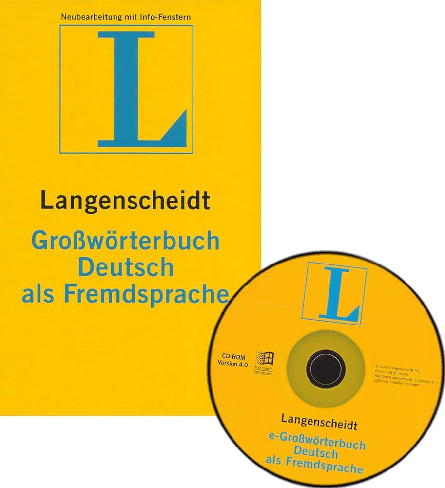 Amazon.com: Langenscheidt Grosswörterbuch Deutsch als Fremdsprache
