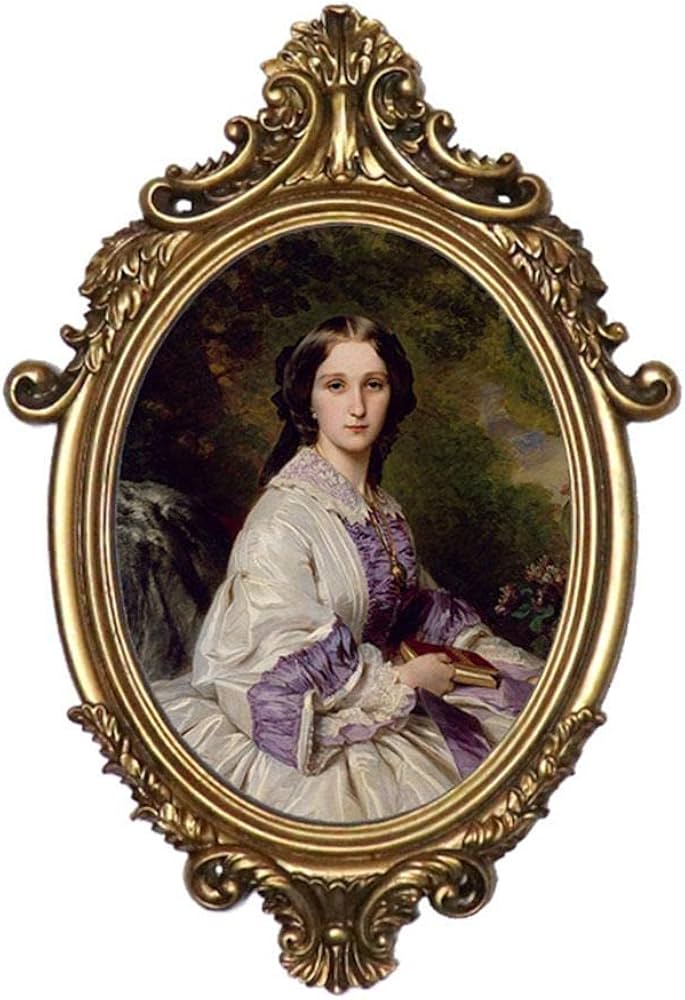 ル・ブロンド社 1910年代 楕円アートプリント 額装済み32枚楕円