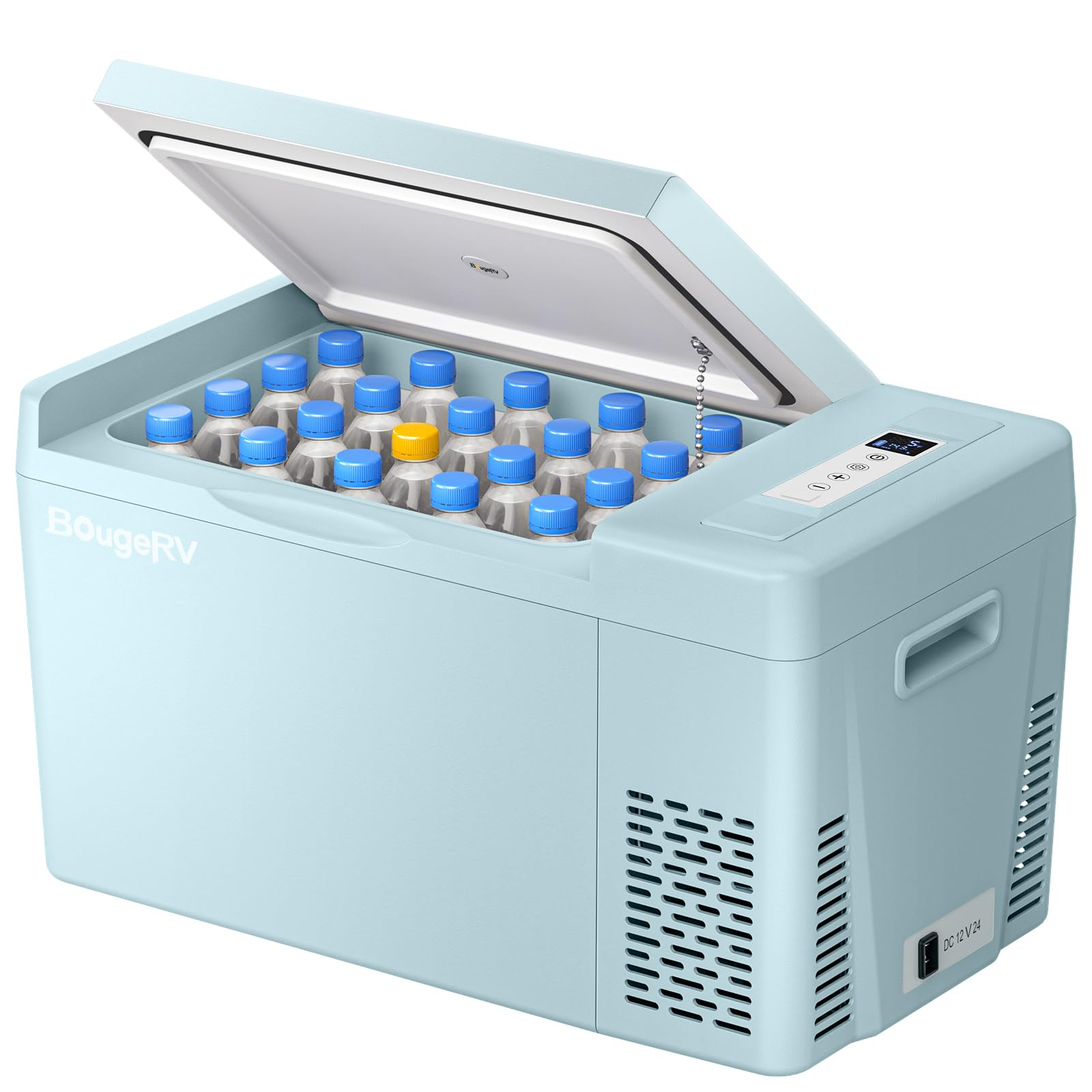 Amazon.co.jp: BougeRV ポータブル冷蔵庫 車載冷蔵庫 車載 冷凍 冷蔵庫