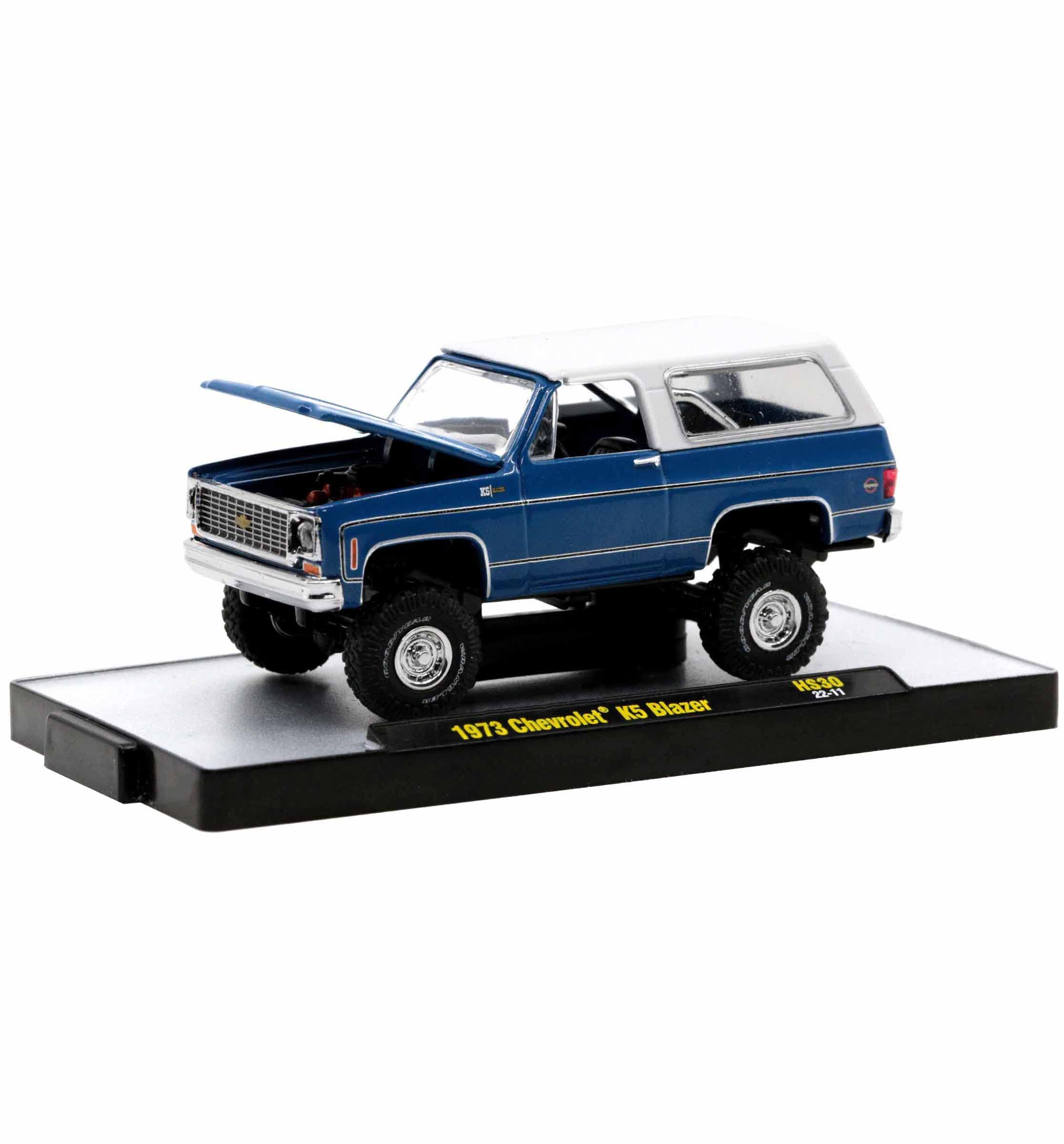 Amazon.com: M2 Machines 1973 Chevy K5 Blazer Blue with White Top