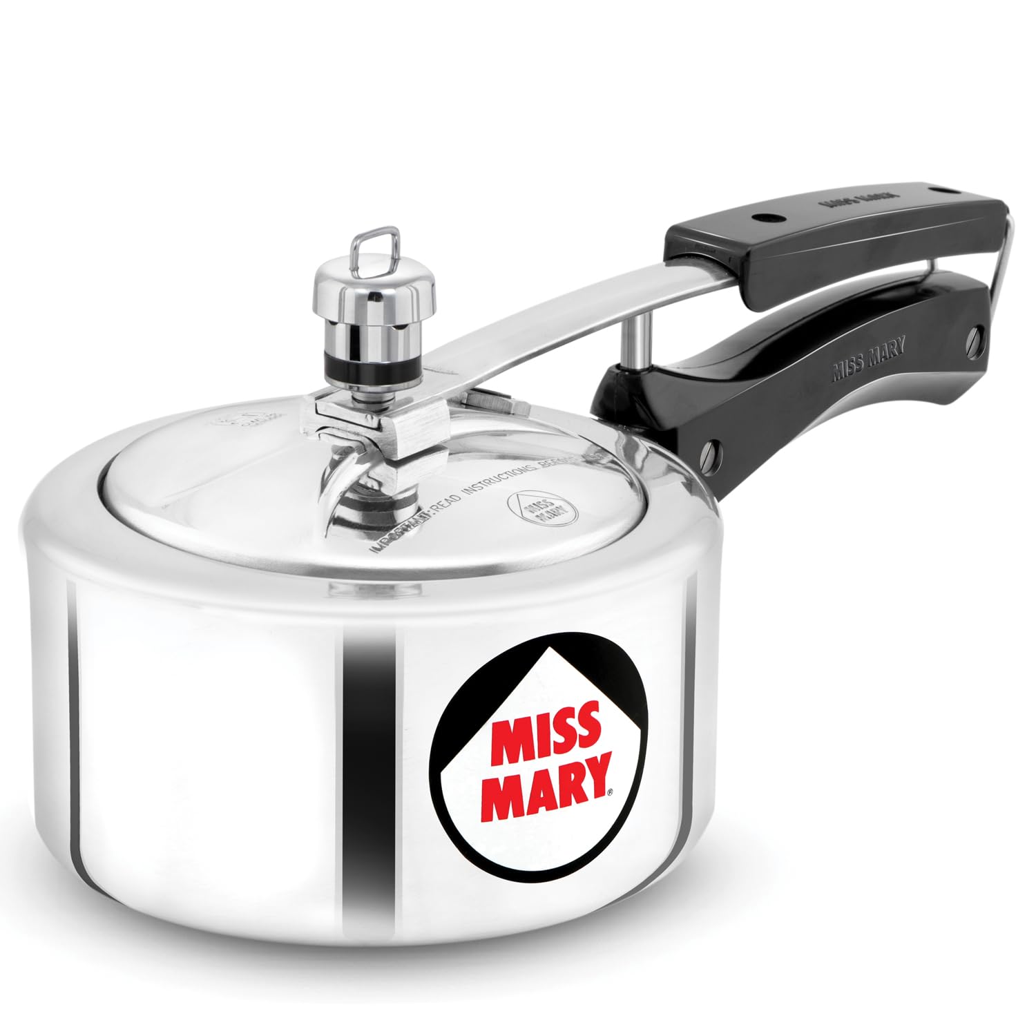 Amazon.com: Hawkins Miss Mary Aluminium Pressure Cooker Silver 1.5