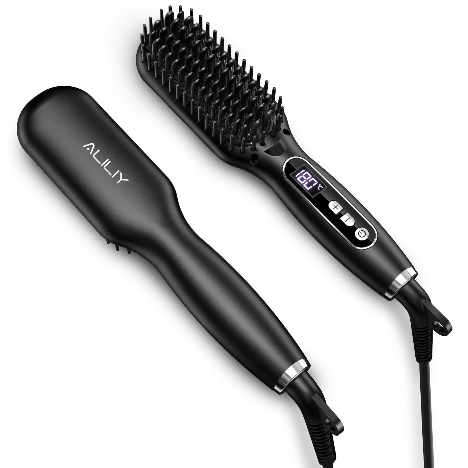 Amazon | Aliliy ストレートブラシ ヘアアイロン ヒートブラシロン