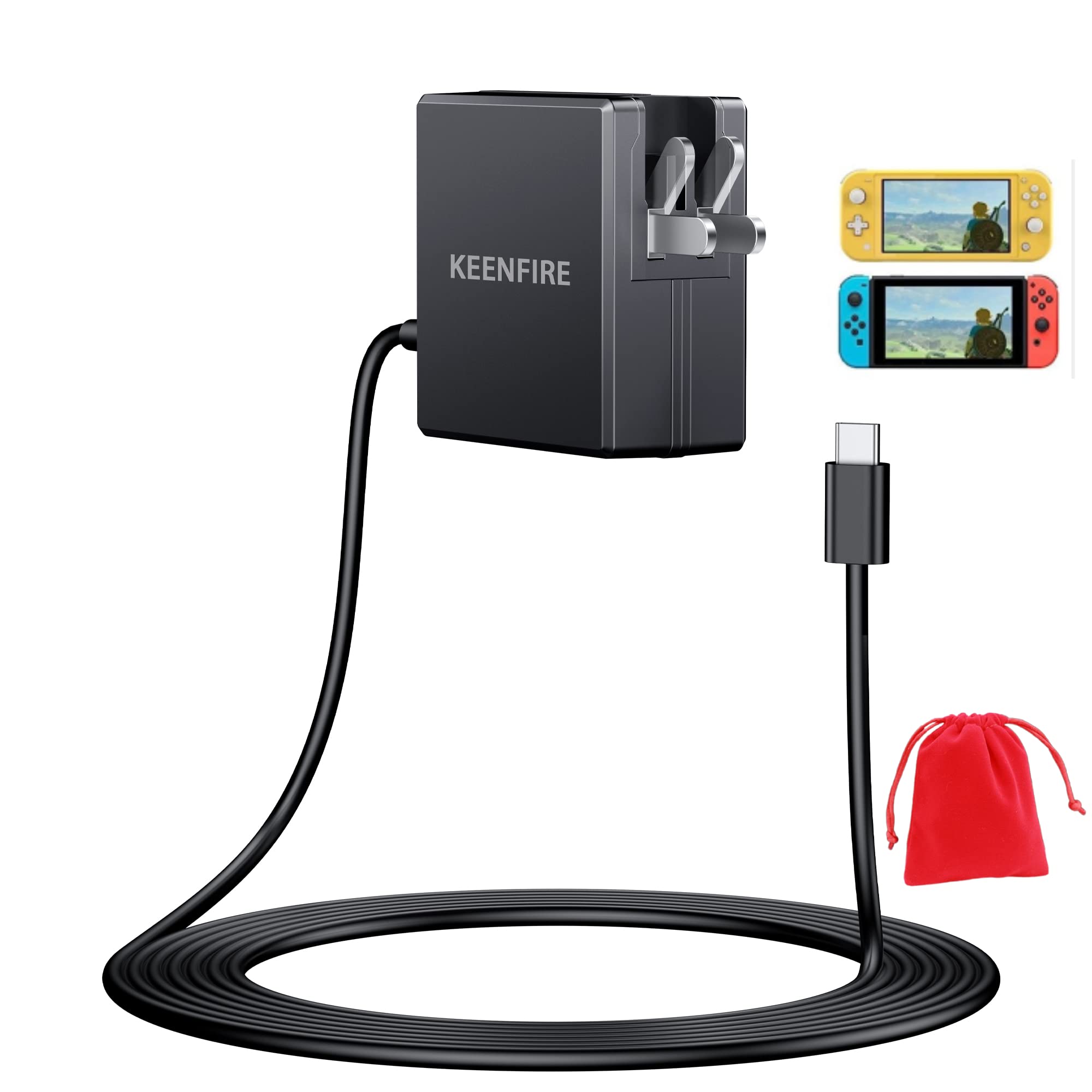 Amazon.com: AC Adapter for Nintendo Switch Charger,Power Supply