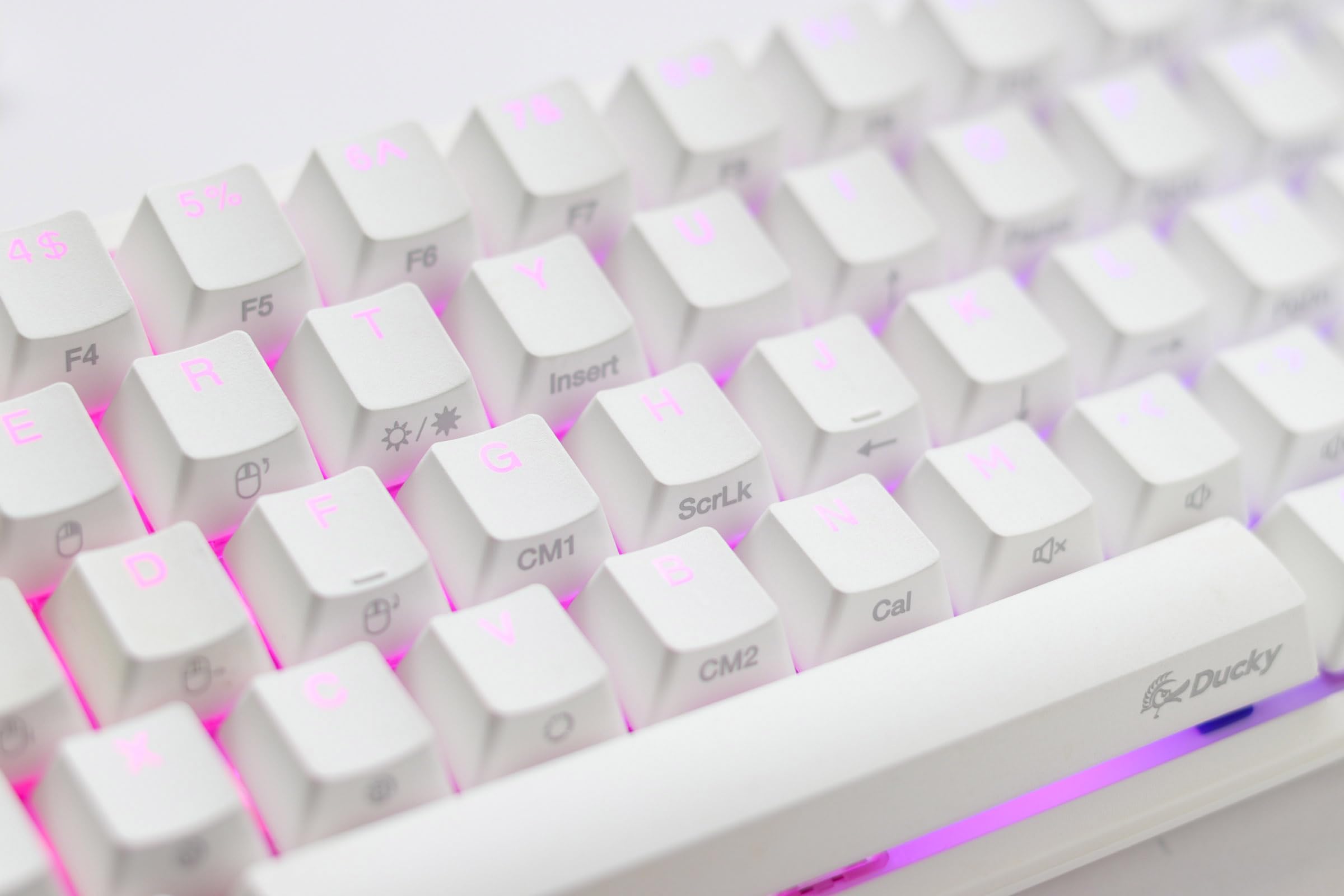 Amazon.co.jp: Ducky One 2 Pro Mini RGB Pure White Cherry Speed