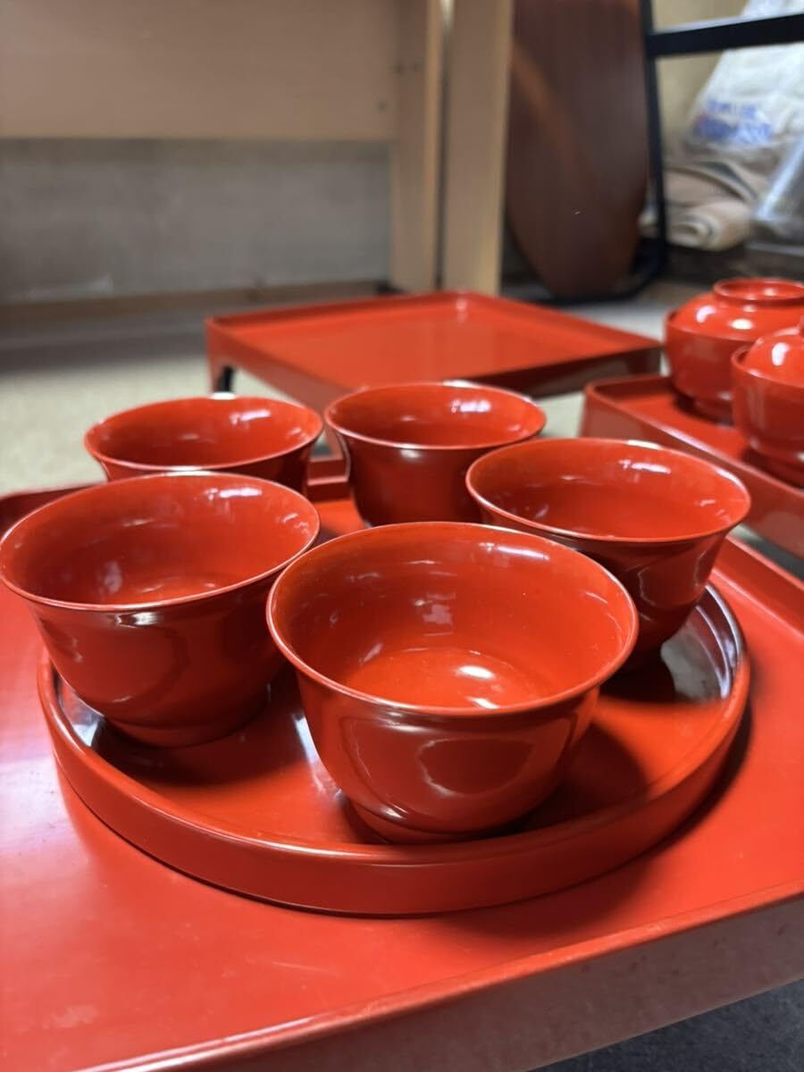 輪島塗 黒塗り会席膳セット大極上本堅地 黒家具 能登輪島塗 大極上布着