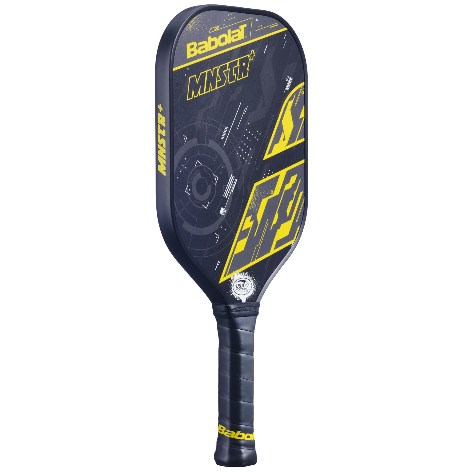 Amazon | Babolat MNSTR+ ピックルボールパドル (ブラック/イエロー