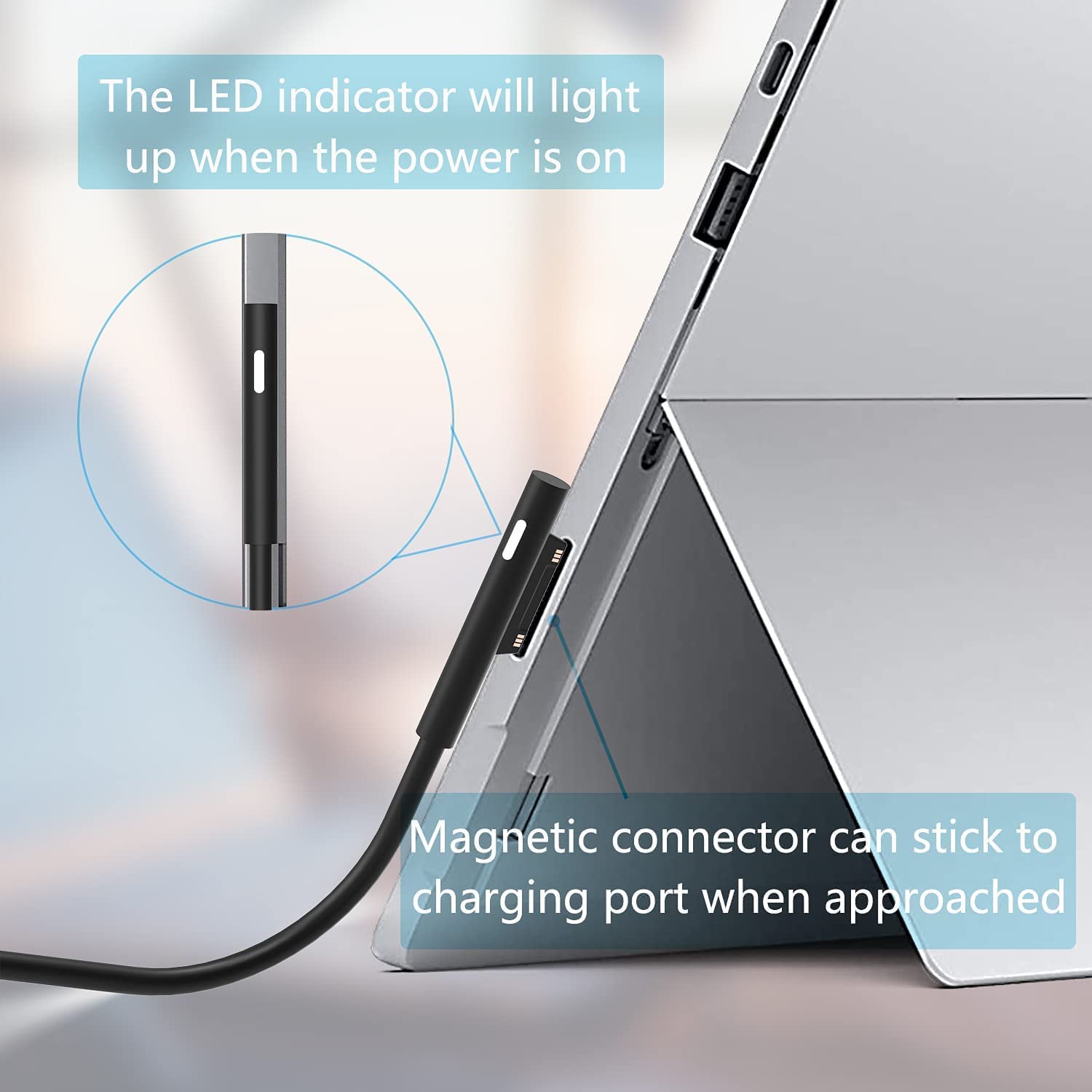 Amazon.co.jp: Surface Pro 充電器 Laptopサーフェス 充電器 65W 44W