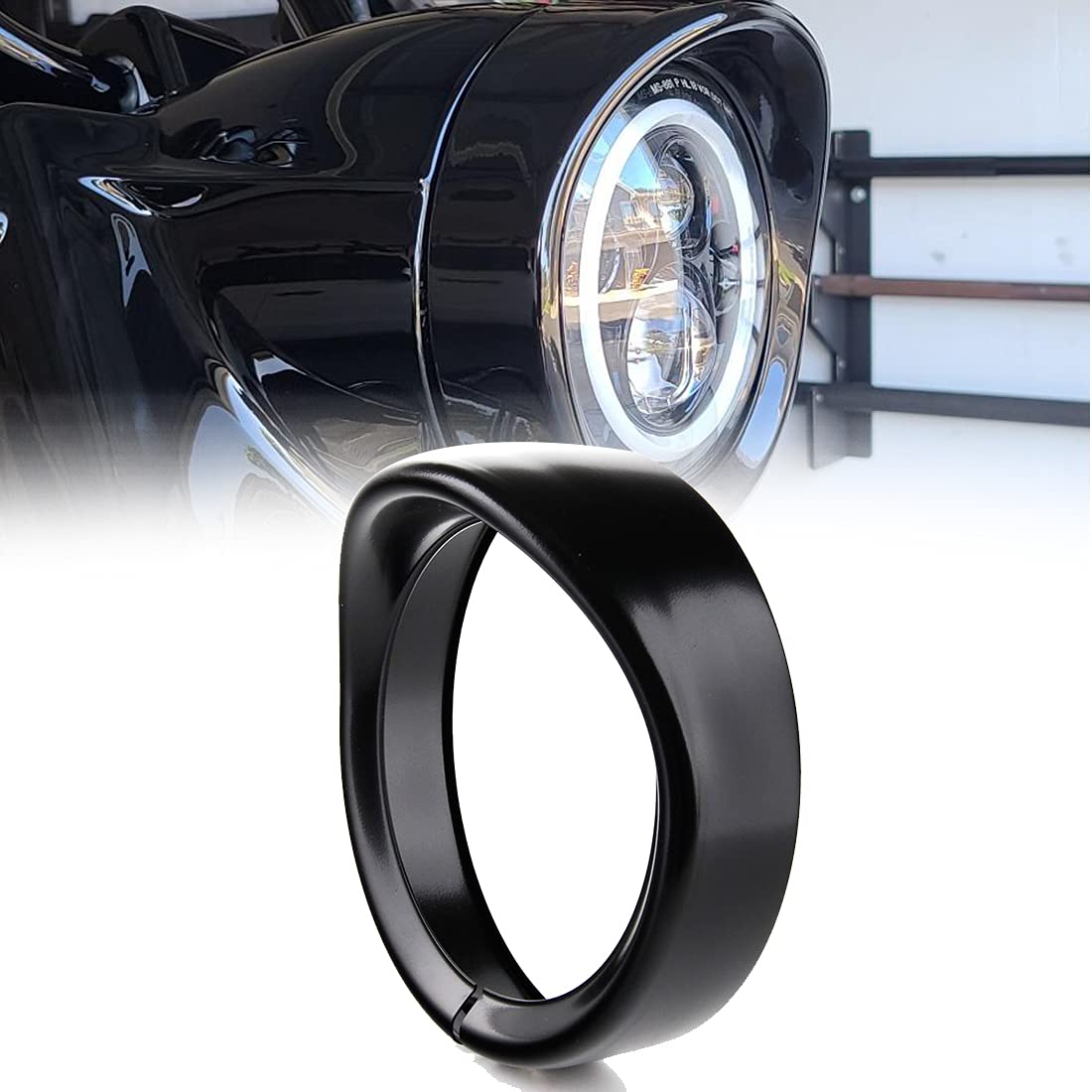 Amazon | VOSICKY(ボスキー) 7インチ ヘッドライト 補助トリムリング