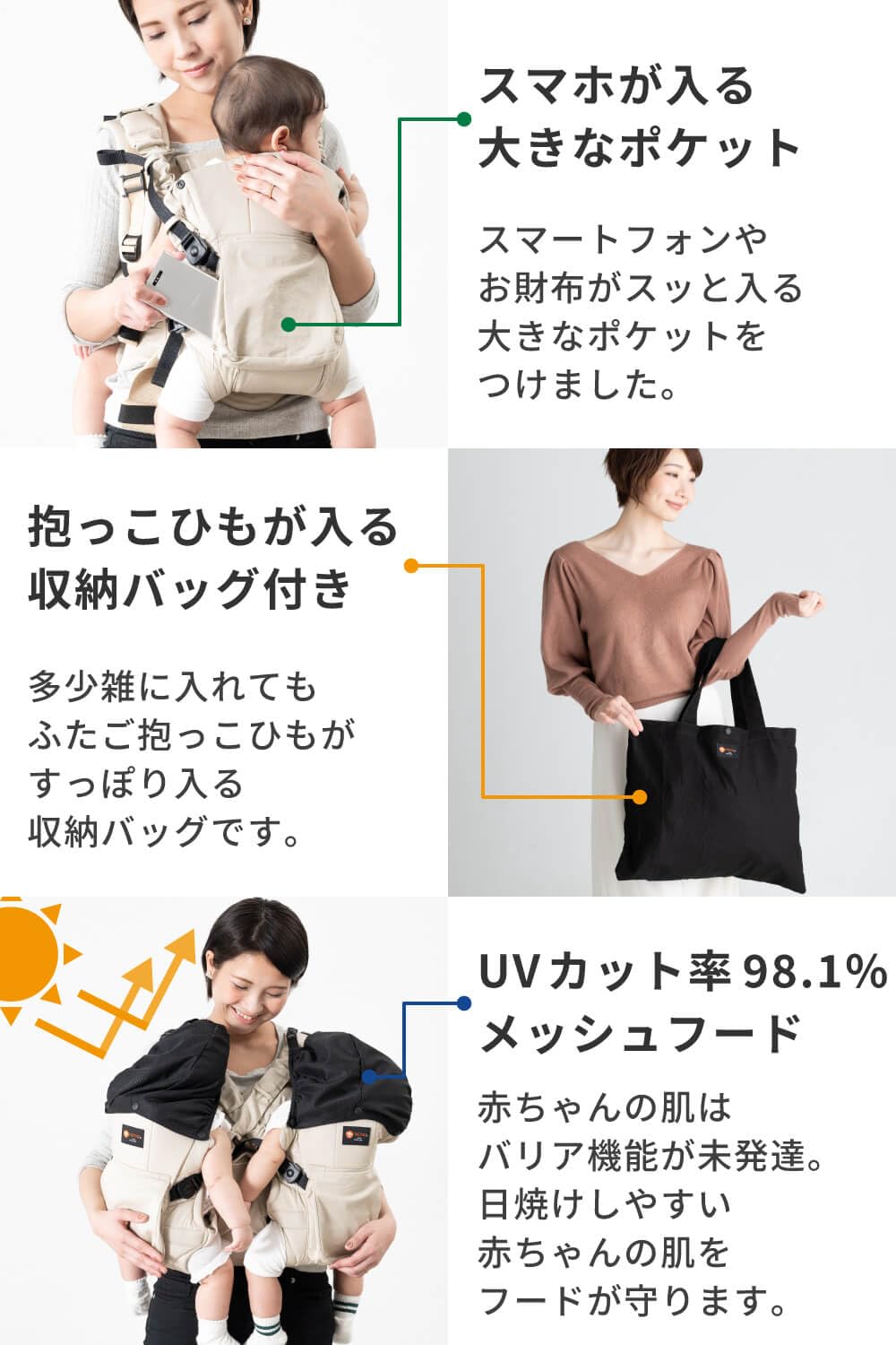 Amazon.co.jp: ナップナップ ふたご抱っこひも napnap 抱っこ紐 正規品