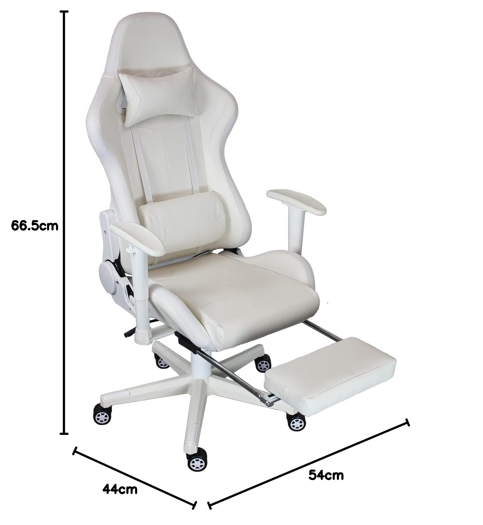 Amazon.co.jp: STYLISH JAPAN 公式 LED ゲーミングチェア 白 椅子