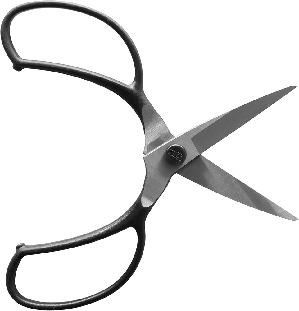 Amazon | 200 岡恒 植木鋏A型 ロング90 BP入 ブラック | 園芸用はさみ