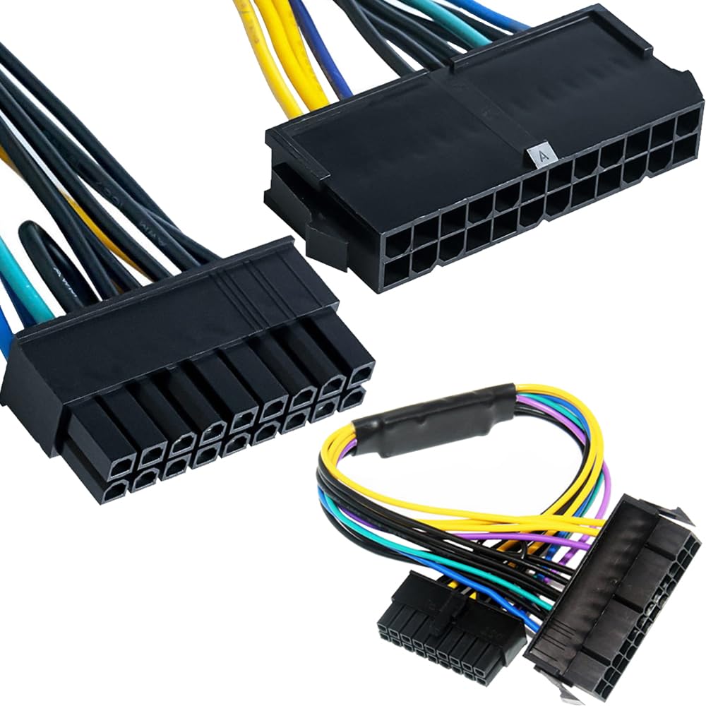 Amazon.co.jp: Xiatiaosann 24ピン18ピンATX PSU電源アダプタケーブル