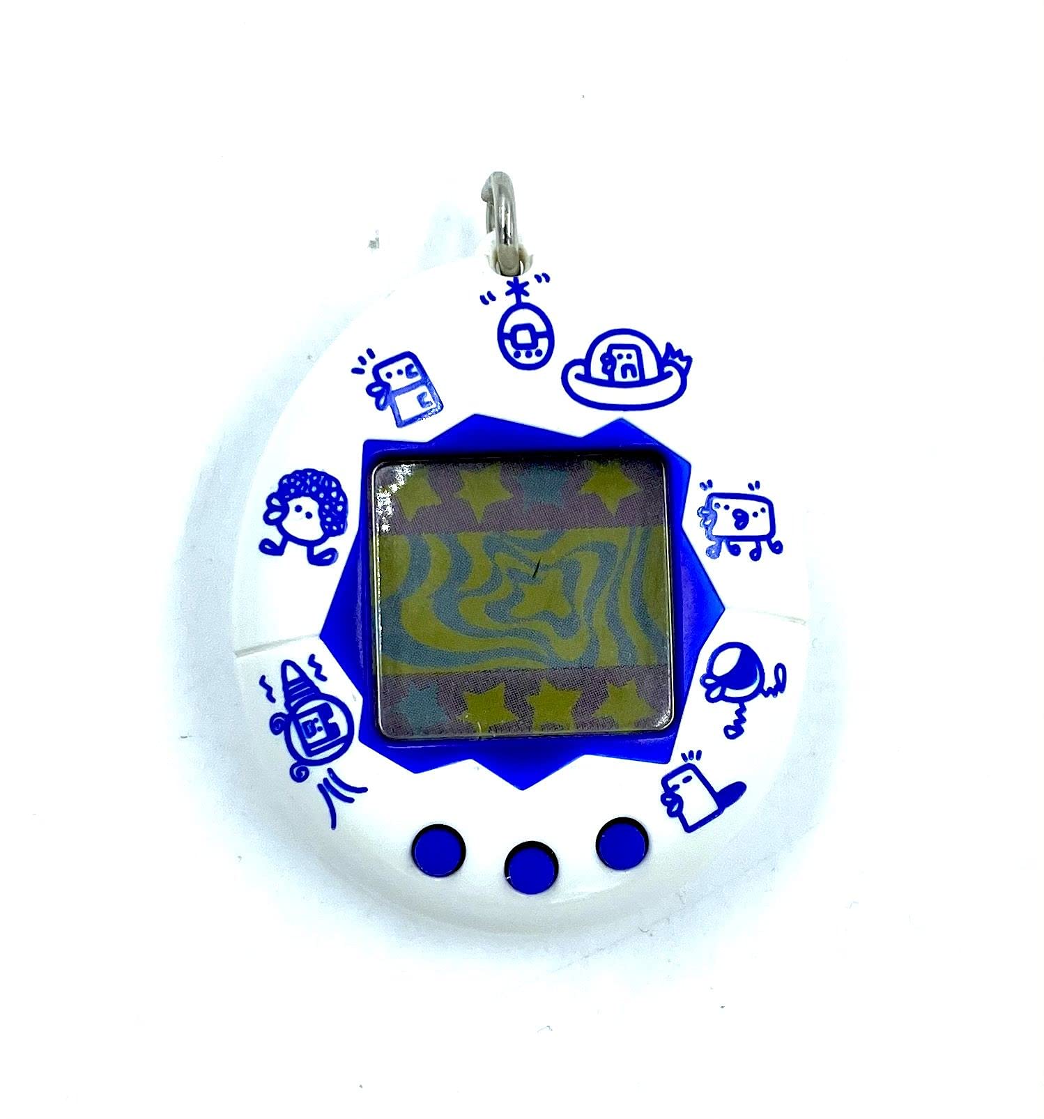 Amazon.co.jp: バンダイ(BANDAI) 新種発見 たまごっち 白（ブルー文字