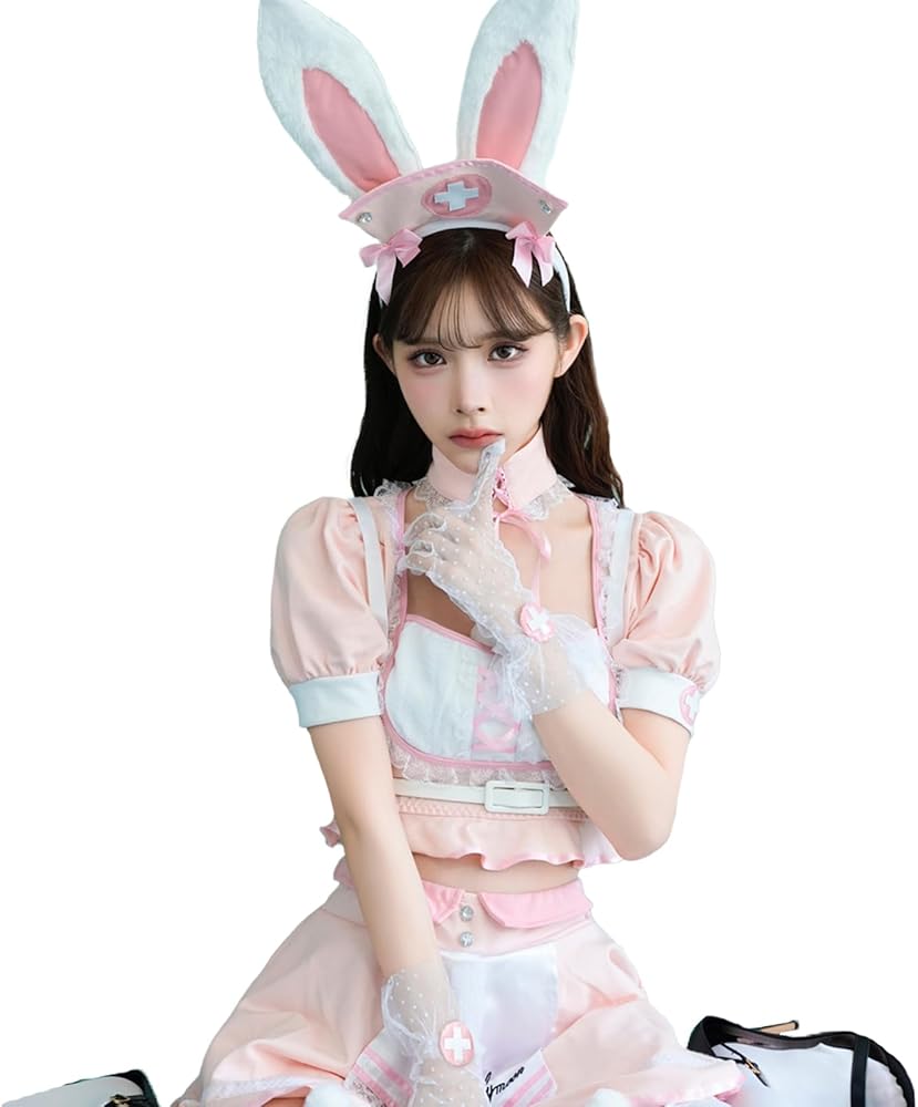 Amazon.co.jp: [Malymoon]バニー バニーガール ナース うさぎ ウサギ