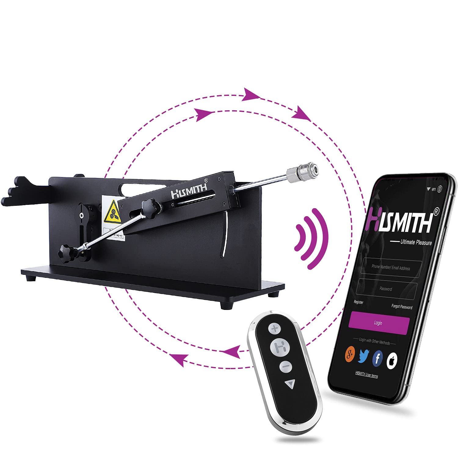 Amazon | Hismith ピストンマシーン Table Top 2.0 Pro—APP/リモート