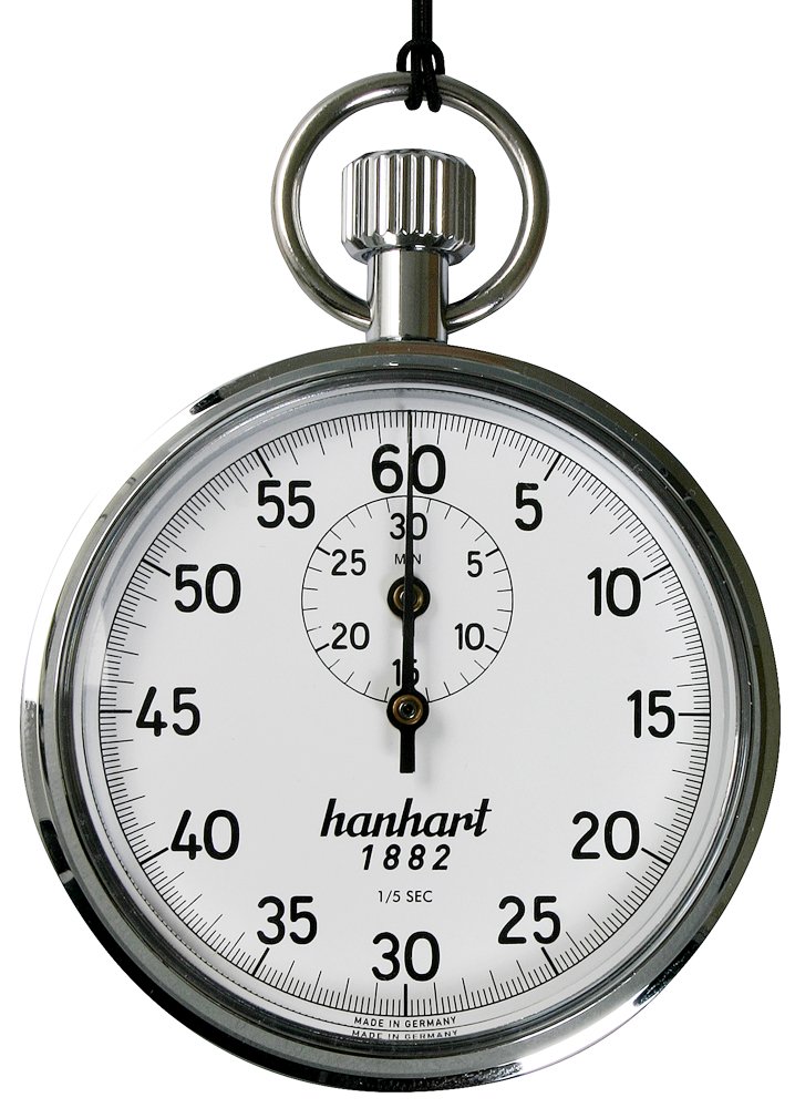 Amazon.com: HANHART 112-05T Analog Stopwatch ST 1/5 Unit : Sports