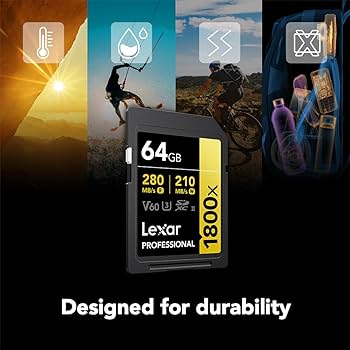 Amazon.com: Lexar Professional 1800x SDXC UHS-II Gold Series