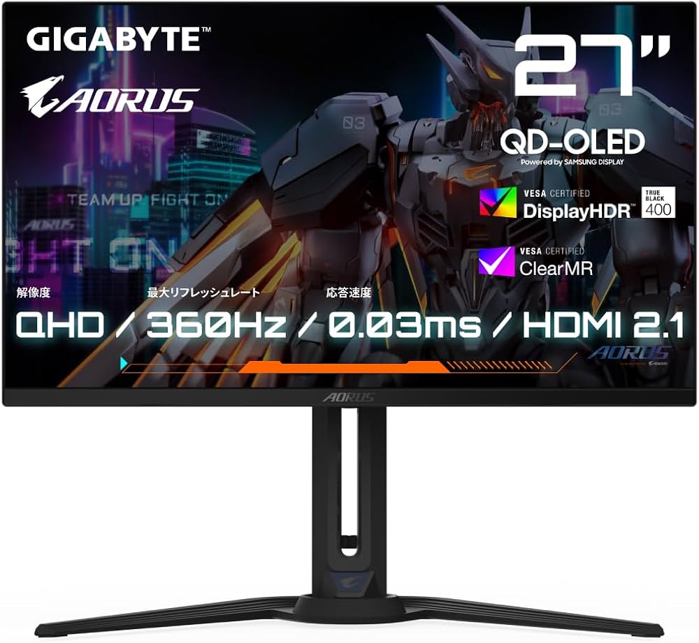 Amazon.co.jp: GIGABYTE AORUSシリーズ ゲーミングモニター 27インチ