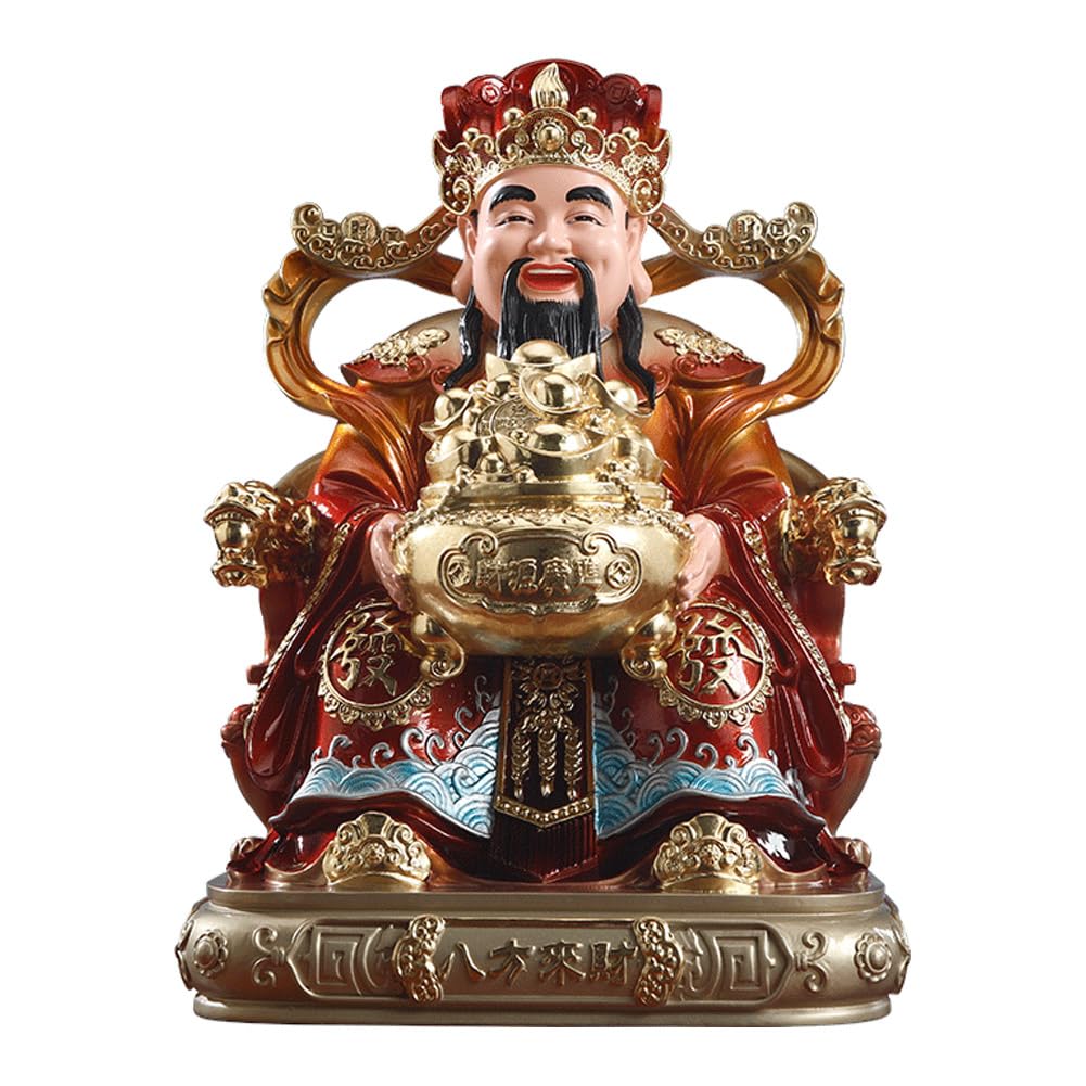 Amazon.co.jp: 中国風水の財神の置物仏像 -おくない風水の繁栄を象徴