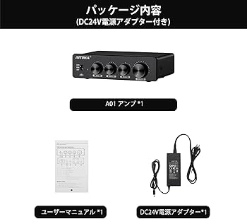 Amazon | AIYIMA A01 2.0/2.1 チャンネルアンプ 100W*2 パワーアンプ