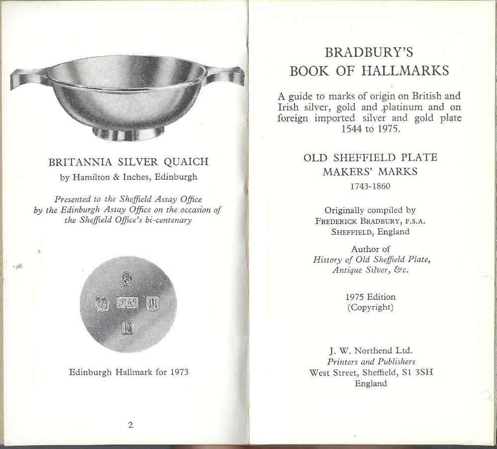 Bradburys Book of Hallmarks: Bradbury, Frederick: 9780901100115