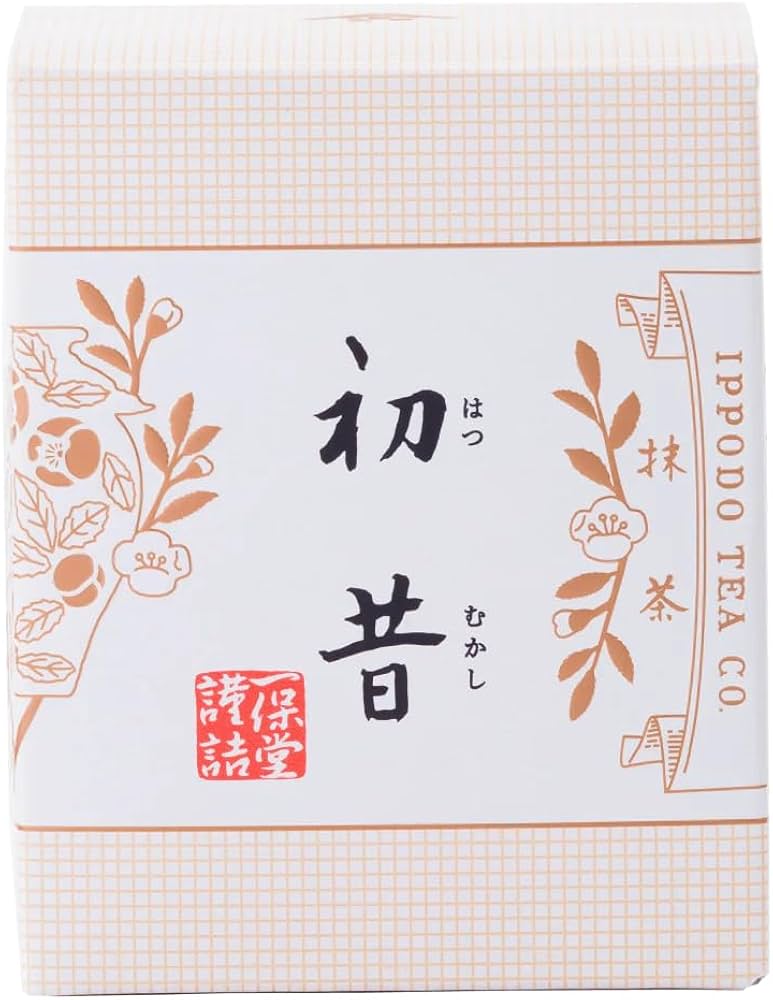 Amazon | 一保堂茶舗 抹茶 初昔（はつむかし）40g箱 | 一保堂茶舗