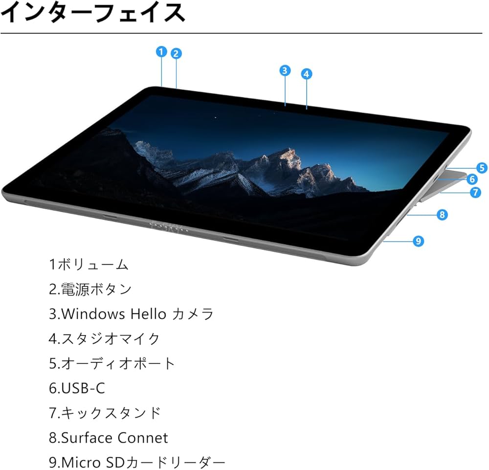 Amazon.co.jp: 【整備済み品】マイクロソフト Surface Go｜10インチ